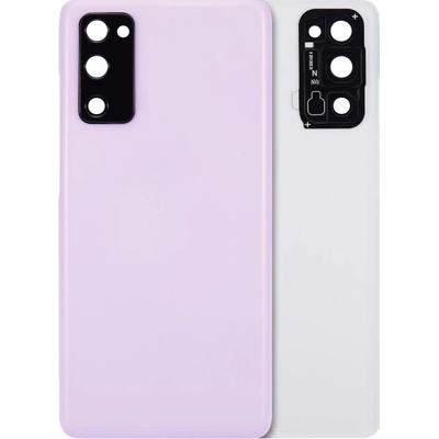 Zadní sklo s krytkou kamery Samsung Galaxy S20 FE 5G – Aftermarket Plus – levandulový SAM3541