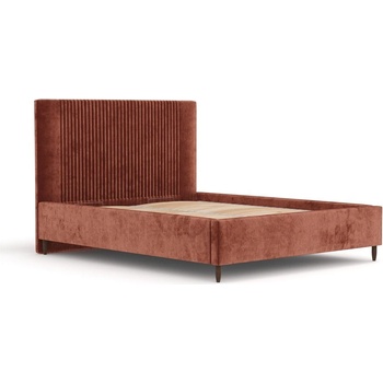 Maison de Reve Двойно легло 160x200 cm тапицирано с място за съхранение с включена подматрачна рамка тухлен Etero - Maison de Rêve (ETERO160_MDR_P0_LOT44_M0_NF_T0_L33)