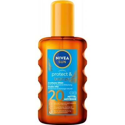 Nivea Sun Protect & bronze Olej na opalování OF 20 200 ml