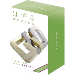 Hanayama Метален логически пъзел Hanayama - Cast Puzzle G&G Huzzle (515038)