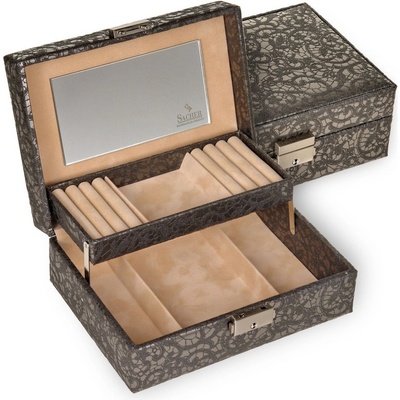 Sacher šperkovnice Britta Tulle 13 000 390443 antracitová