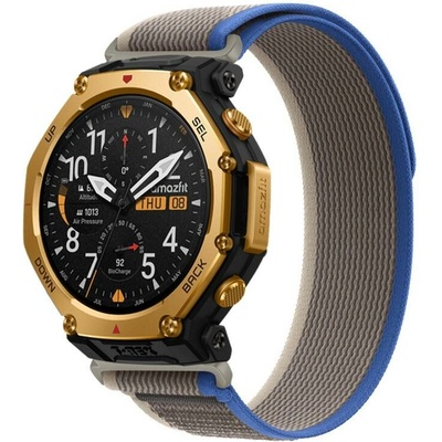 VSECHNONAMOBIL 124916 NYLON COLOR Výměnný řemínek pro Amazfit T-Rex 3 Pro 48mm BLUE-GREY