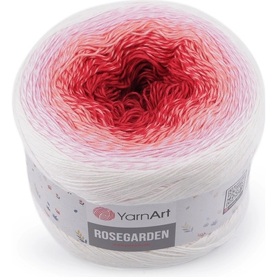 Prima-obchod Bavlněná pletací příze Rosegarden 250 g, barva 16 (304) červená