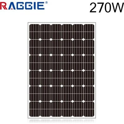 Raggie Соларен панел монокристален 270W RAGGIE 12V 1665x920x35mm