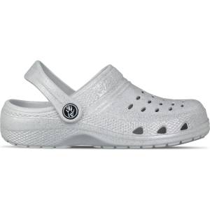 Hot Tuna Cloggs Childrens - Silver Glitter