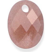 Sparkling Oválný přívěsek ze slunečního kamene PENGEM58-MO