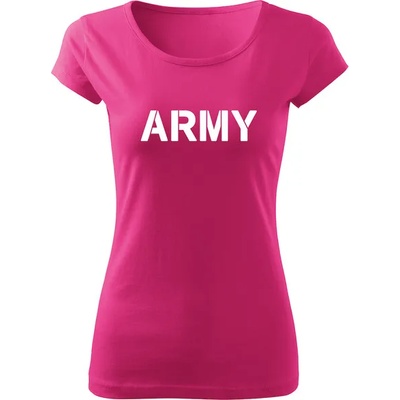 DRAGOWA дамска тениска, Army, розова, 150г/м2 (6470)