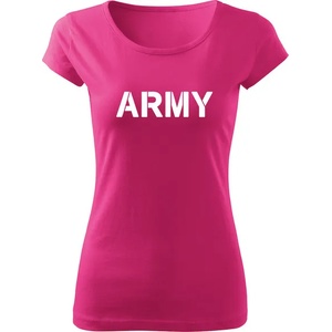 DRAGOWA дамска тениска, Army, розова, 150г/м2 (6470)
