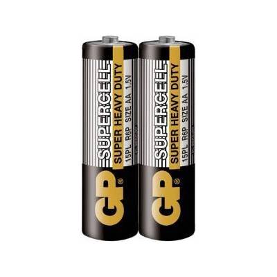 GP Batteries Цинк карбонова батерия GP R6 SUPERCELL 15PL-S2 /2 бр. в опаковка/ shrink 1.5V, GP-BM-15PL-S2