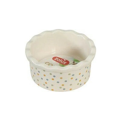 Zolux Miska keramická COSY hlodavec puntíky 150 ml