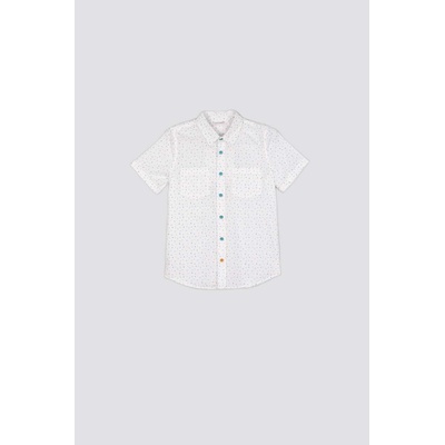 Coccodrillo Детска памучна риза Coccodrillo в бяло (WC2136201GOI)