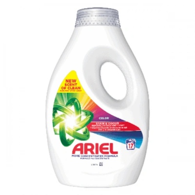Течен перилен препарат за Цветни тъкани Ariel 765мл
