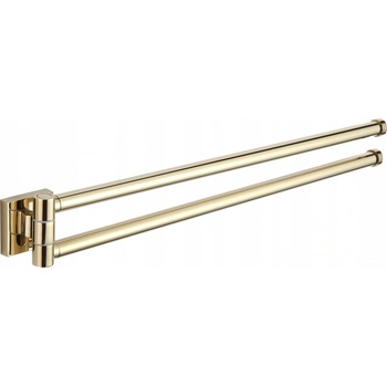 Mexen Rufo двоен въртящ се закачалка за кърпи, златен - 7050925-50 (7050925-50)