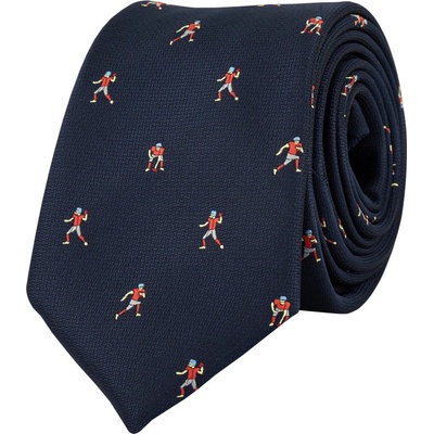 Bubibubi kravata americký futbal tmavomodrá