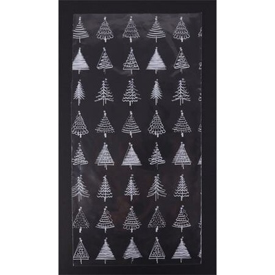 . Celofánové vrecko, BOPP, 300x450 mm, vianočný vzor