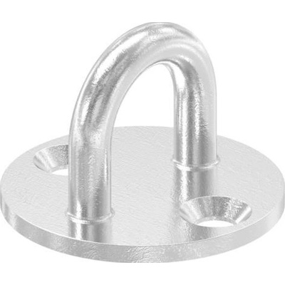 Feldmann Nerezová kotviaca doska lanka pr.5 mm 65005 s okom, základňa pr.33 mm, brus