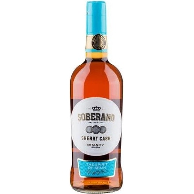 Soberano Sherry Cask Solera 36% 1 l (čistá fľaša)