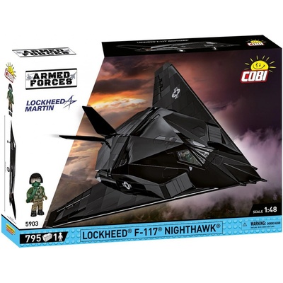 COBI 5903 Armed Forces Americký útočný letoun Lockheed F-117 Nighthawk 1:48