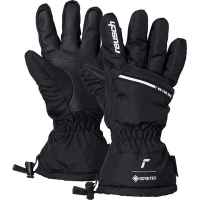 Reusch Sprint Gore-Tex junior detské zimné rukavice čierna biela