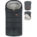 Petite&Mars Zimný set Jibot 3v1 + rukavice Jasie Charcoal Grey