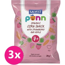 SALVEST Põnn BIO Chrumky jahodové 3 x 20 g