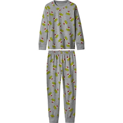 Dívčí pyžamo Grinch šedá