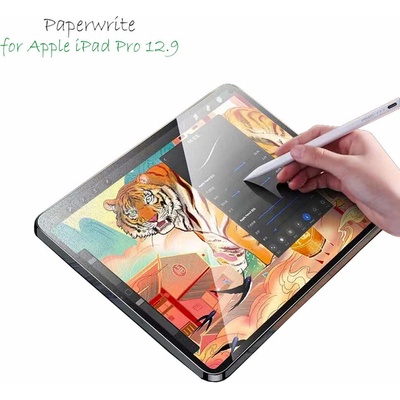 4smarts Paperwrite Screen Protector - качествено защитно покритие (подходящо за рисуване) за дисплея на iPad Pro 12.9 M2 (2022) iPad Pro 12.9 M1 (2021), iPad Pro 12.9 (2020), iPad Pro 12.9 (2018) (мат