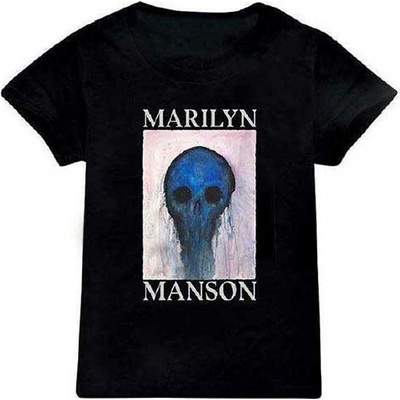 Rock Off Marilyn Manson Halloween Painted Hollywood čierna