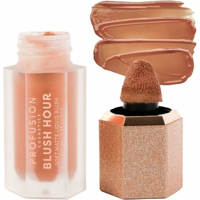 Profusion Rúž na tvár Blush Hour Soft Matte Liquid Blush Bellini 6 ml