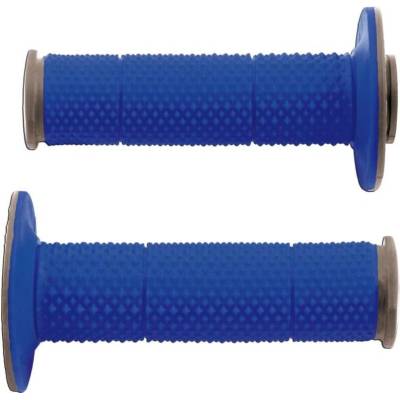 Gripy Full Diamond (dvouvrstvé, extra měkké), RTECH (modro-šedé, pár, délka 116 mm)