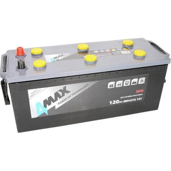 4MAX 120Ah 680A right+