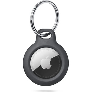 Haffner Rough key ring for AirTag - black