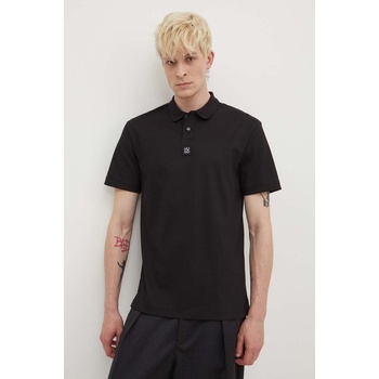 Image 1 of HUGO Памучна тениска с яка HUGO Deabono_D (50517638)