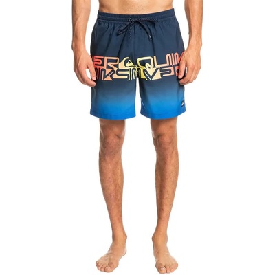 Quiksilver Бански гащета Quiksilver Word Block 17 swimming shorts - Blue (Navy Blazer)