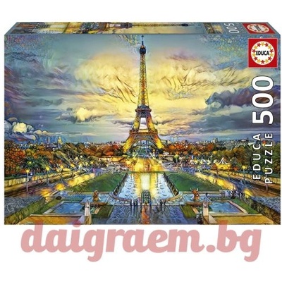 Educa Пъзел educa 19621 - 500 части - Айфеловата кула (edu19621)