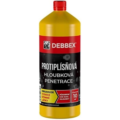 Den Braven Protiplísňová hloubková penetrace 1 l láhev mléčně bílá
