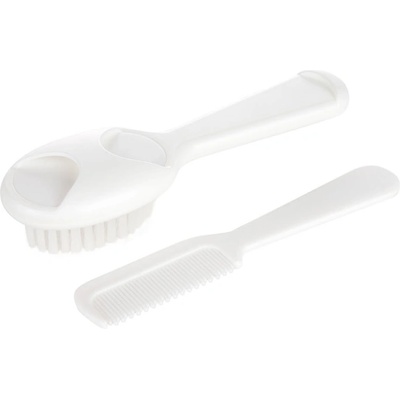 Canpol babies Комплект за коса Canpol - Четка и гребен, Бял (56/160_whi)