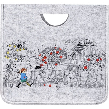 Muurla Кошница за съхранение Muurla Пипи Дългото чорапче Пътят към Дома 33 x 33 см (40-033-01)