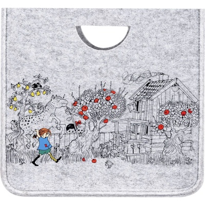 Muurla Кошница за съхранение Muurla Пипи Дългото чорапче Пътят към Дома 33 x 33 см (40-033-01)