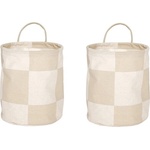 OYOY Living Design Текстилни кошници в комплект 2 бр. ø 18x22 cm Chess - OYOY Living Design (L301584)
