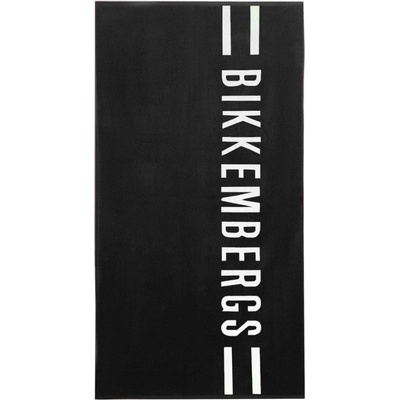 Bikkembergs BKK3MTW01 osuška Black White 170 x 90 cm