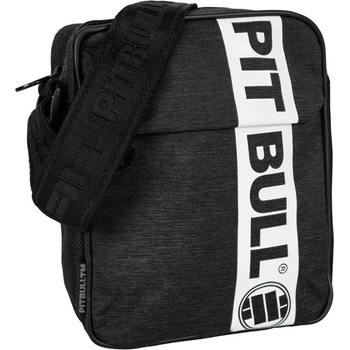 PitBull West Coast taška cez plece HILLTOP black/white čierna