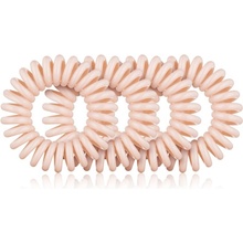 BrushArt Hair Rings gumičky do vlasů Nude 4 ks