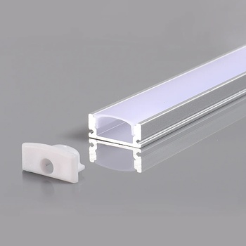 OPTONICA АЛУМИНИЕВ ПРОФИЛ ЗА LED ЛЕНТА ЧЕРНО ТЯЛО L=2m 17.4x7x12.4mm (5185)