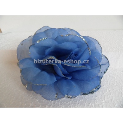 Bizuterka-eshop.cz květ modrý BZ-03374