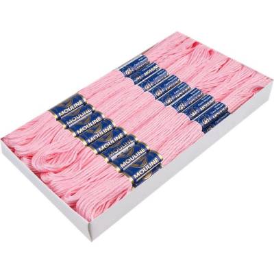 Prima-obchod Příze vyšívací Mouline Niťárna, barva 3322 Candy Pink