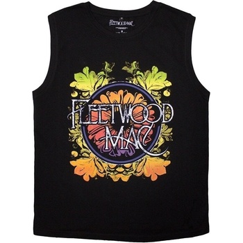 Fleetwood Mac Риза Circle Floral Logo Unisex Black XL (FMTANK28MB04)