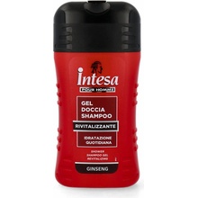 Intesa Pour Homme pánský sprchový gel a šampon 2v1 Rivitalizzante Ginseng 250 ml