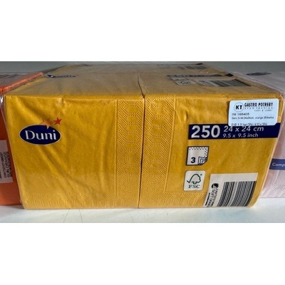 Duni Papierové servítky horčivové 24x24cm 3V 250ks