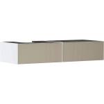 Hansgrohe Xevolos E - Шкаф за мивка, 28x137x55 см, 2 чекмеджета, матово бяло/текстуриран бронз 54319390 (54319390)